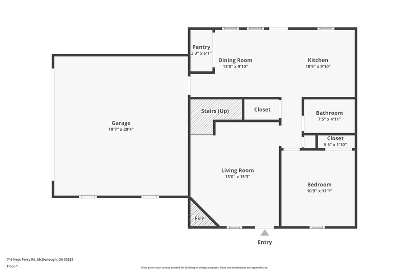 1,830/Mo, 745 Keys Ferry Rd McDonough, GA 30252 Floor Plan View