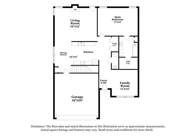 1,960/Mo, 318 Westminster Dr Canton, GA 30114 Floor Plan View