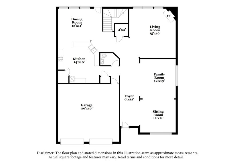 2,150/Mo, 2363 Walnut Tree Ln Buford, GA 30519 Floor Plan View 2