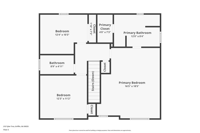 1,815/Mo, 213 Tyler Trce Griffin, GA 30223 Floor Plan View 2