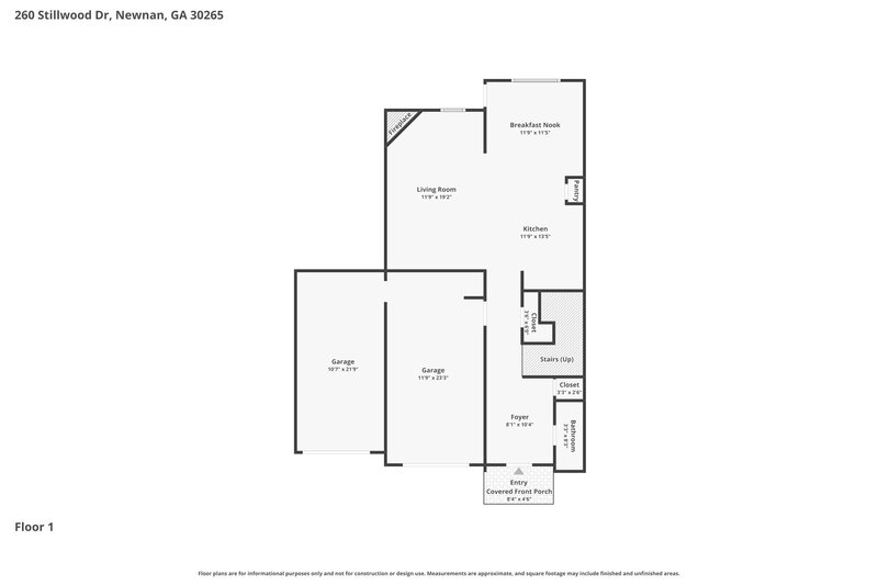 1,970/Mo, 260 Stillwood Dr Newnan, GA 30265 Floor Plan View