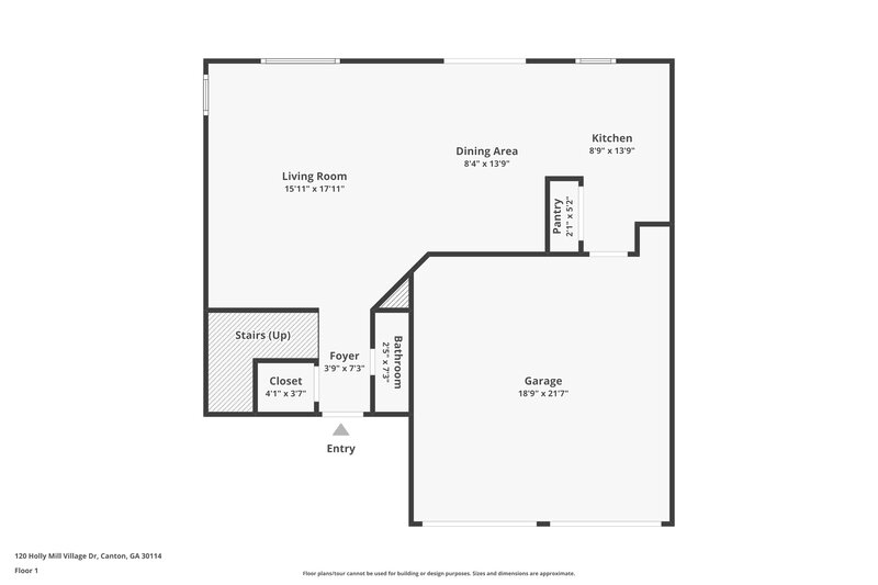 1,645/Mo, 120 Holly Mill Village Dr Canton, GA 30114 Floor Plan View
