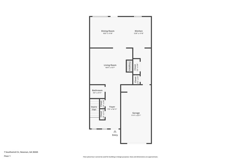 3,080/Mo, 7 Southwind Cir Newnan, GA 30265 Floor Plan View