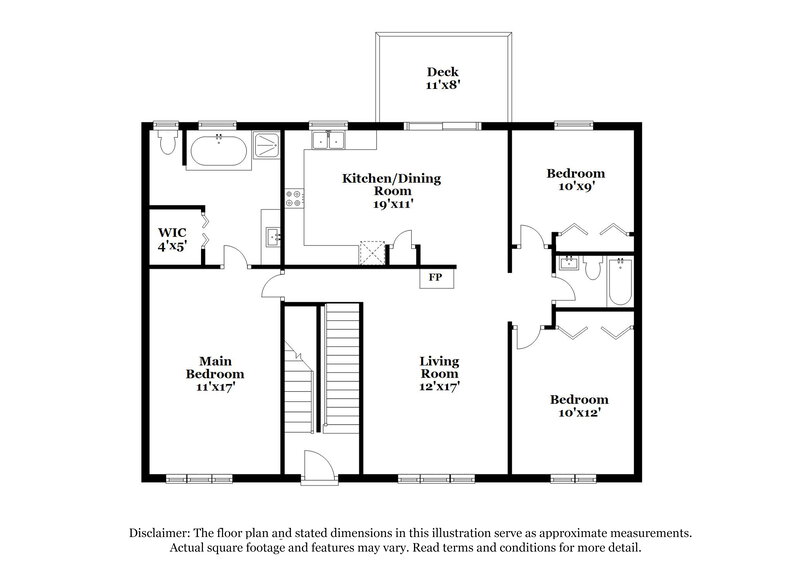 1,965/Mo, 4208 Morning Dew Dr Powder Springs, GA 30127 Floor Plan View