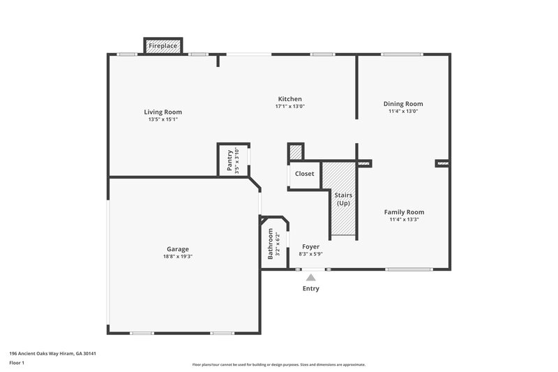 2,275/Mo, 196 Ancient Oaks Way Hiram, GA 30141 Floor Plan View