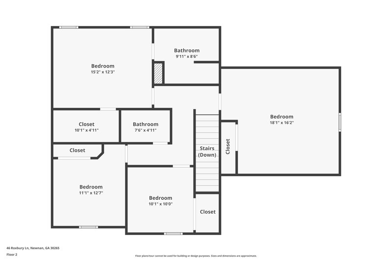 2,215/Mo, 46 Roxbury Ln Newnan, GA 30265 Floor Plan View