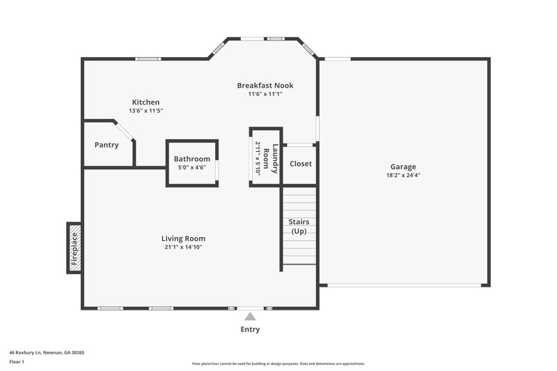 2,215/Mo, 46 Roxbury Ln Newnan, GA 30265 Floor Plan View 2