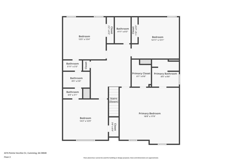 3,260/Mo, 4215 Pointe Vecchio Cir Cumming, GA 30040 Floorplan View 2