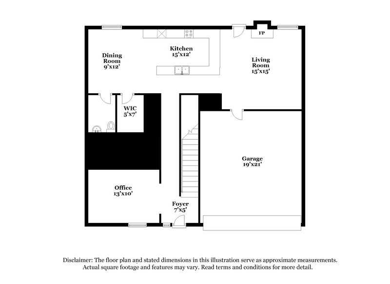 1,970/Mo, 284 Klinetop Dr McDonough, GA 30253 Floor Plan View 2