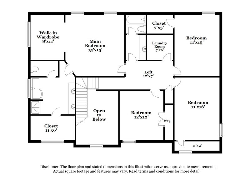 2,155/Mo, 1116 Corkscrew Way Villa Rica, GA 30180 Floor Plan View 2