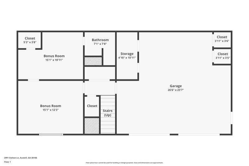 2,780/Mo, 2991 Dalton Ln Austell, GA 30106 Floor Plan View 2