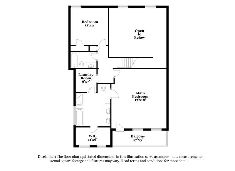2,160/Mo, 6593 Silk Tree Pointe Braselton, GA 30517 Floor Plan View 2