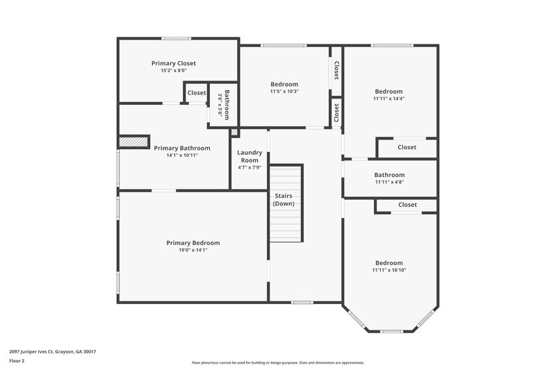 2,225/Mo, 2097 Juniper Ives Ct Grayson, GA 30017 Floor Plan View 2