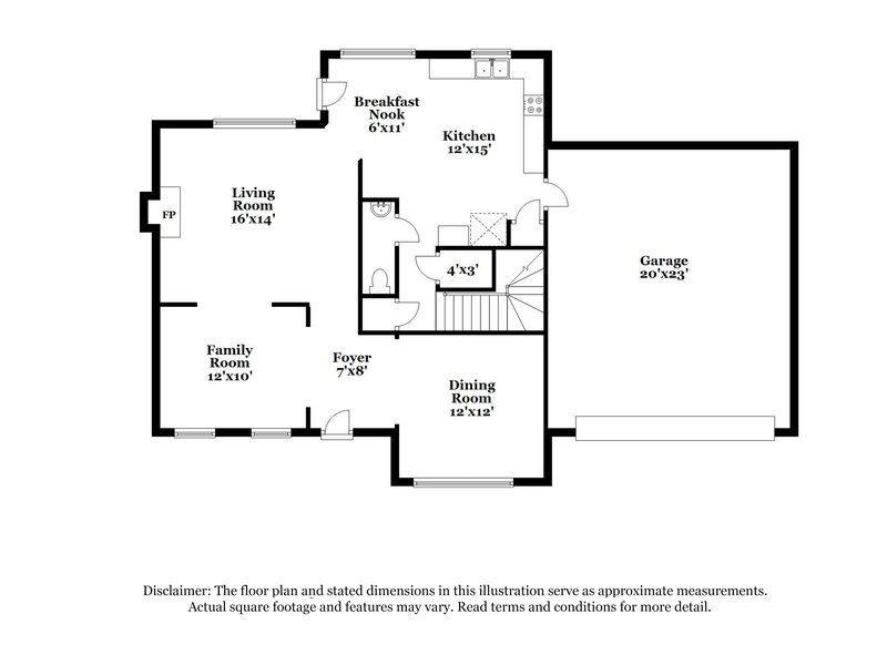 2,365/Mo, 4505 Legend Hollow Ln Powder Springs, GA 30127 Floor Plan View