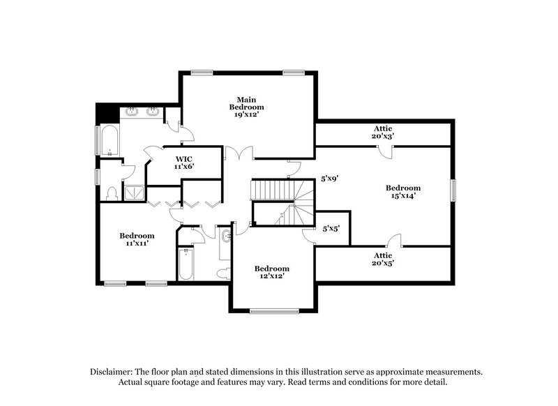 2,365/Mo, 4505 Legend Hollow Ln Powder Springs, GA 30127 Floor Plan View 2