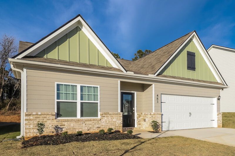 1,740/Mo, 483 Prescott Way Villa Rica, GA 30180 Front View