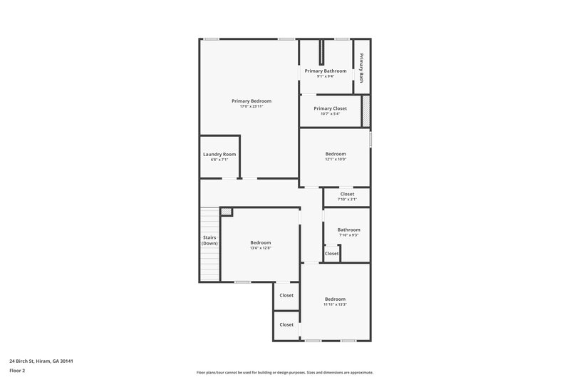 2,180/Mo, 24 Birch St Hiram, GA 30141 Floor Plan View 2