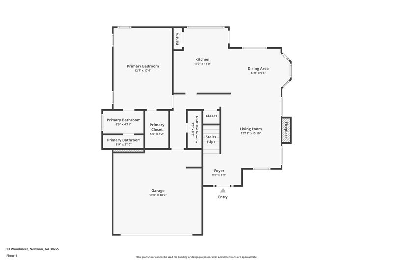 2,025/Mo, 23 Woodmere Newnan, GA 30265 Floor Plan View