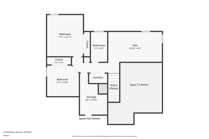 2,025/Mo, 23 Woodmere Newnan, GA 30265 Floor Plan View 2