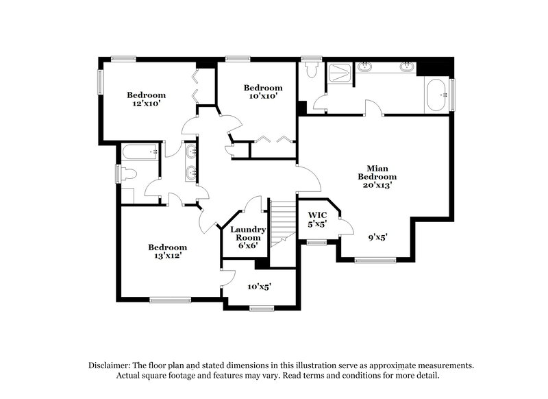 2,225/Mo, 402 Gresham Dr Stockbridge, GA 30281 Floor Plan View 2
