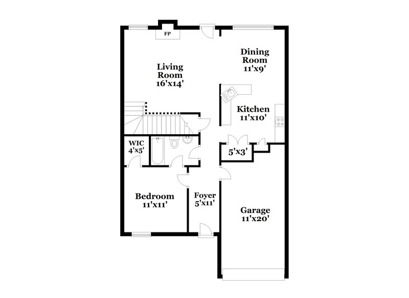 2,050/Mo, 6715 White Walnut Way Braselton, GA 30517 Floor Plan View