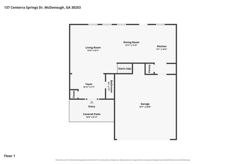 1,930/Mo, 137 Centerra Springs Dr McDonough, GA 30253 Floor Plan View