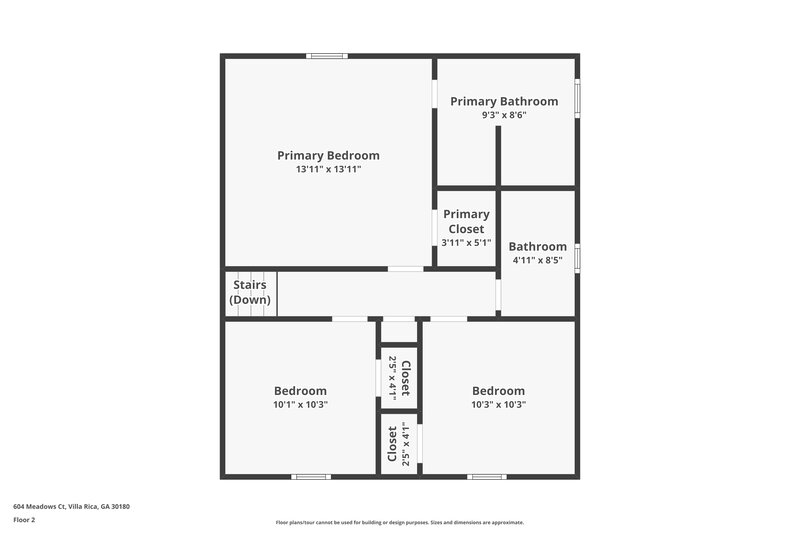 1,670/Mo, 604 Meadows Ct Villa Rica, GA 30180 Floor Plan View 3