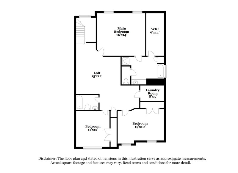 2,700/Mo, 5023 Serenity Point Ln Villa Rica, GA 30180 Floor Plan View