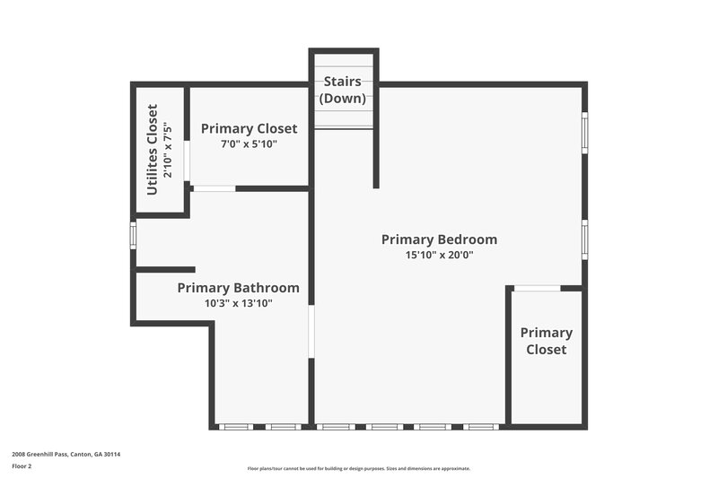 1,815/Mo, 2008 Greenhill Pass Canton, GA 30114 Floorplan View 2