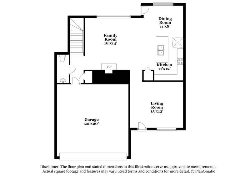 2,300/Mo, 2482 Folsom St Snellville, GA 30078 Floorplan View