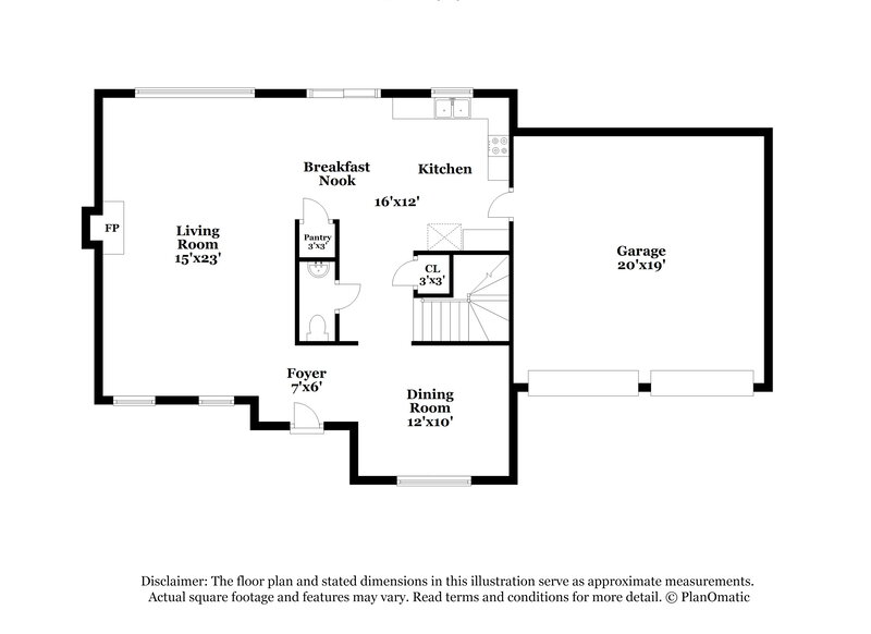 1,965/Mo, 107 Chamberlyn Ln Hiram, GA 30141 Floorplan View