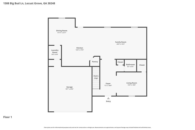 2,513/Mo, 1508 Big Bud Ln Locust Grove, GA 30248 Floor Plan View