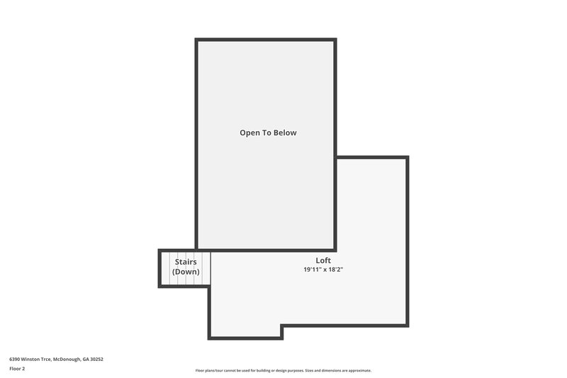 1,940/Mo, 6390 Winston Trce McDonough, GA 30252 Floor Plan View 2