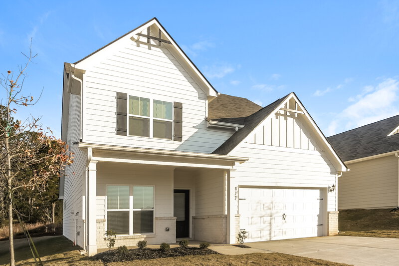 1,890/Mo, 477 Prescott Way Villa Rica, GA 30180 Front View