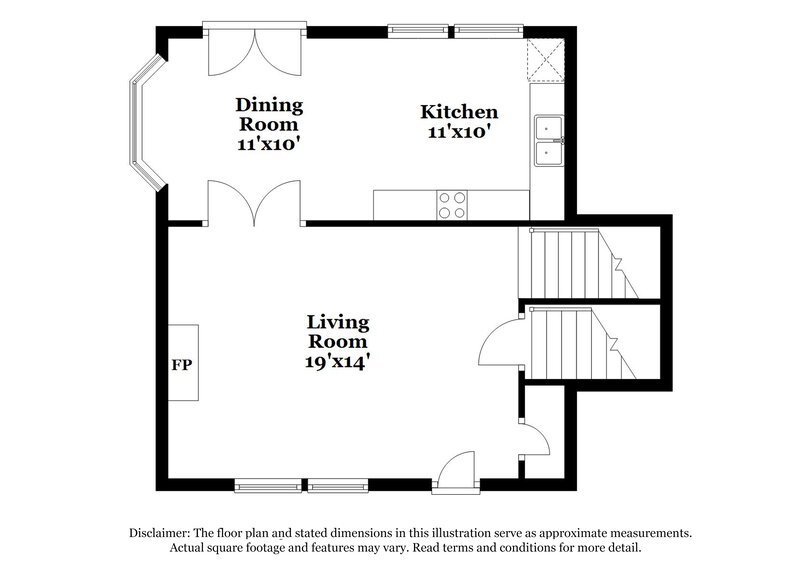 1,835/Mo, 3481 Mustang Dr Powder Springs, GA 30127 Floor Plan View