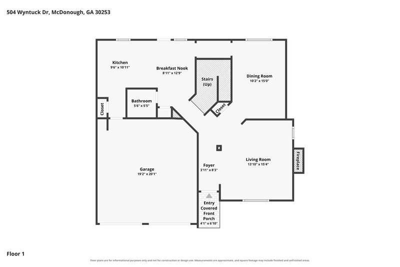 1,965/Mo, 504 Wyntuck Dr McDonough, GA 30253 Floor Plan View