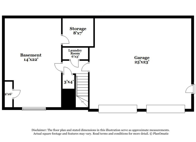 1,975/Mo, 7445 Hunters Ridge Dr Douglasville, GA 30134 Floorplan View 2