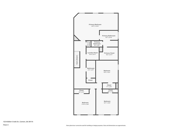 1,775/Mo, 123 Hidden Creek Dr Canton, GA 30114 Floor Plan View 2