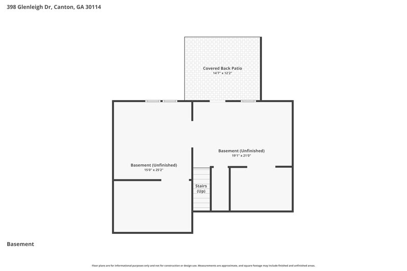 2,240/Mo, 398 Glenleigh Dr Canton, GA 30114 Floor Plan View