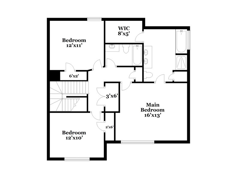 2,070/Mo, 2610 Bald Cypress Dr Braselton, GA 30517 Floor Plan View 2