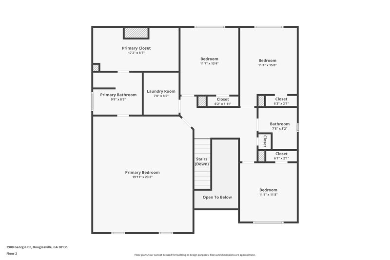 1,995/Mo, 3900 Georgia Dr Douglasville, GA 30135 Floor Plan View 2