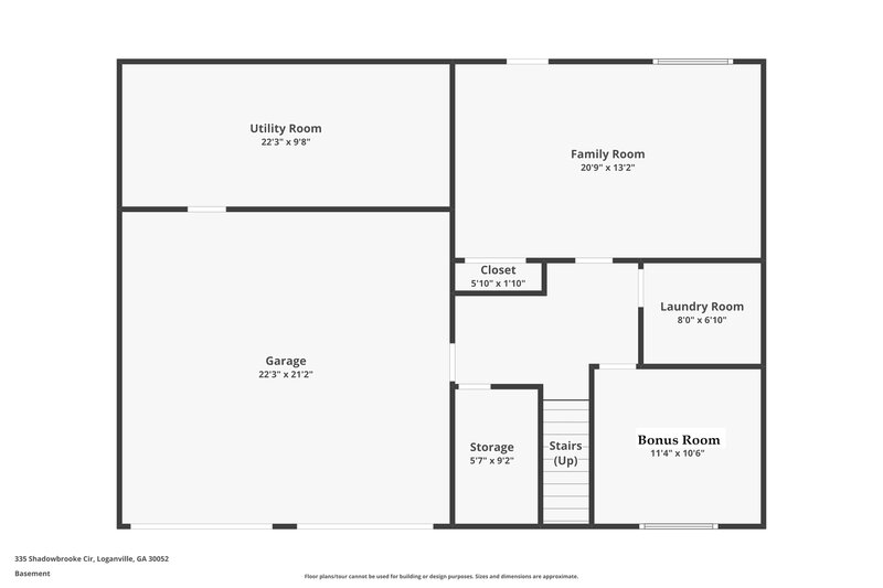1,855/Mo, 335 Shadowbrooke Cir Loganville, GA 30052 Floorplan View 2