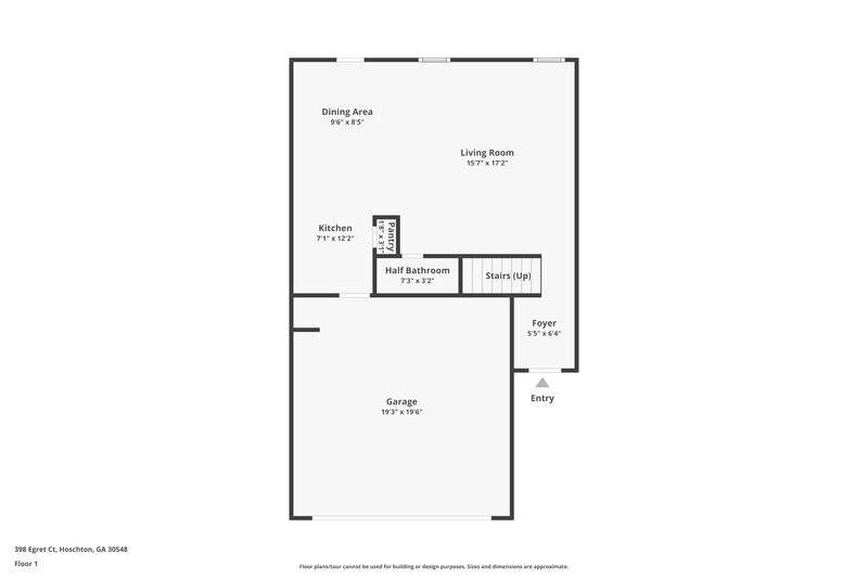 1,785/Mo, 398 Egret Ct Jefferson, GA 30548 Floorplan View 2