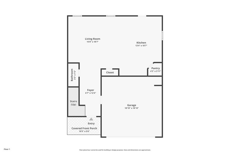 1,825/Mo, 409 Egret Ct Jefferson, GA 30548 Floorplan View