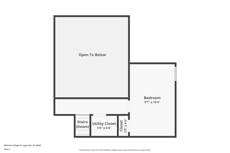 1,815/Mo, 3925 Pine Village Pl Loganville, GA 30052 Floor Plan View 2