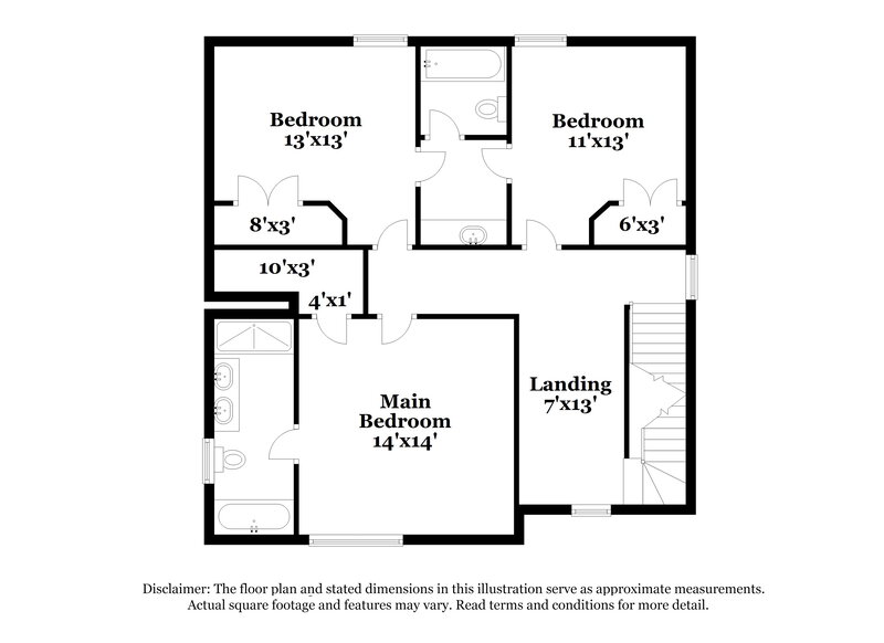 2,165/Mo, 1264 Stella Ct Lawrenceville, GA 30046 Floor Plan View 2