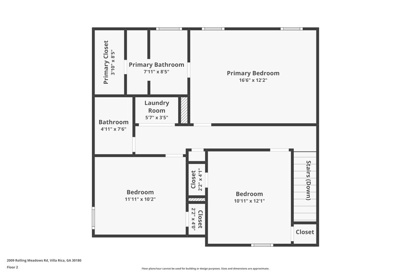1,645/Mo, 2009 Rolling Meadows Rd Villa Rica, GA 30180 Floor Plan View 2