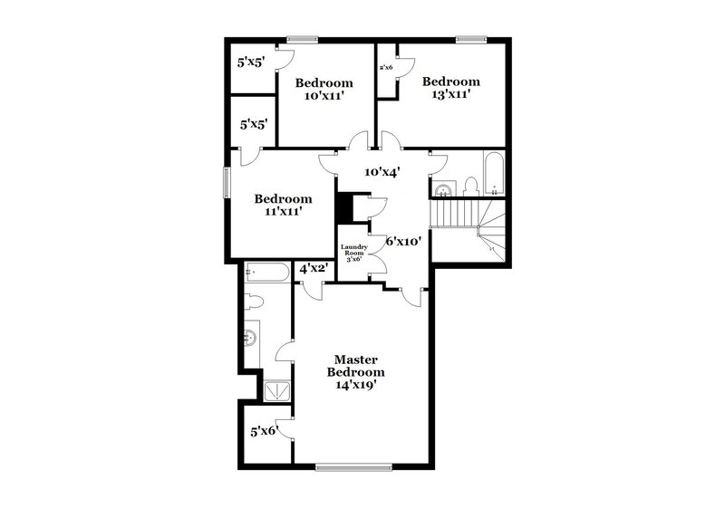 2,070/Mo, 4125 Clarks Trl Douglasville, GA 30135 Floor Plan View
