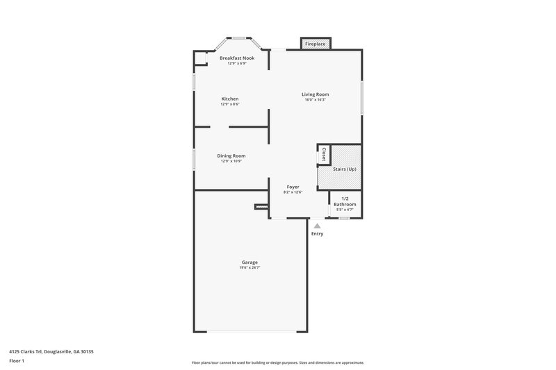 2,035/Mo, 4125 Clarks Trl Douglasville, GA 30135 Floor Plan View