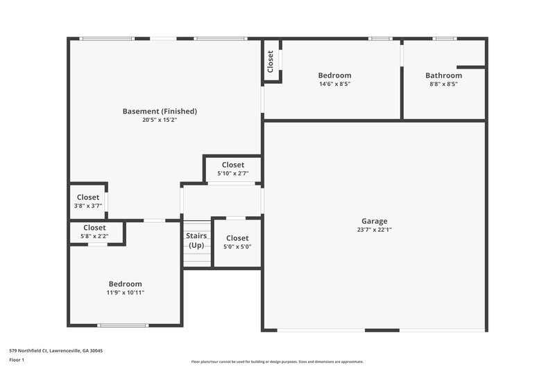 2,115/Mo, 579 Northfield Ct Lawrenceville, GA 30045 Floor Plan View 2